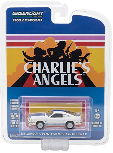 Charlie's Angels Modelo DieCast Ford Mustang Cobra 2 de Jill - Escala 1/64 Original Greenlight