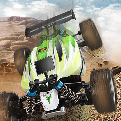 Coche RC, cuatro ruedas A959-B mando a distancia juguete Buggy 2.4 GHz 70 km/h potente juguete coche escala 1:18 coche de carreras diseño con amortiguadores, regalo para niños Tamaño libre verde