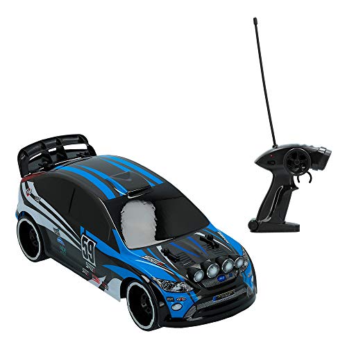 ColorBaby - Coche radiocontrol Rally Speed&Go, Escala 1:16, Azul (85352)