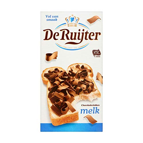 Copos de chocolate con leche holandesa | De Ruijter | Leche de copos de chocolate | Peso total 300 gramos