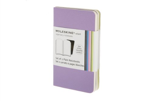 Cuadernos (suave cubierta) Moleskine (2 unidades), color Hellviolett + Violett X-Small
