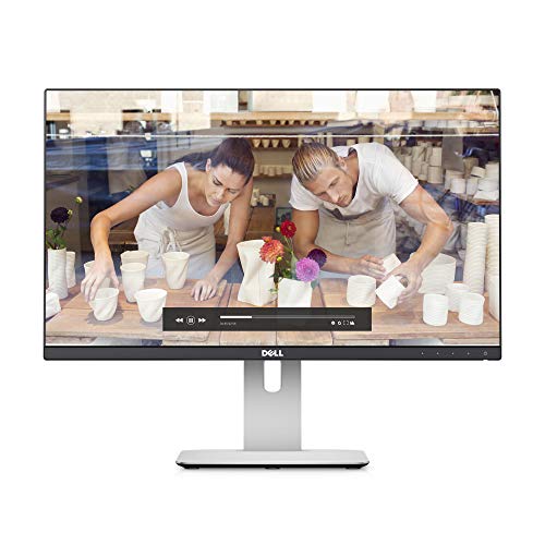 Dell U2414H UltraSharp - Monitor para PC Desktop 23.8" (1920 x 1080p, 250 cd/m2, IPS, 8 ms, HDMI, DisplayPort) color negro y plateado