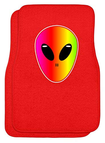 Desconocido Ufo, Alien, Roswell, cara, cabeza, Außerirdisch - Buntes, Witziges y diseño sencillo - Automatten rojo rubí 44 x 63 cm