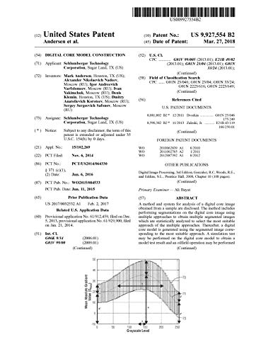 Digital core model construction: United States Patent 9927554 (English Edition)