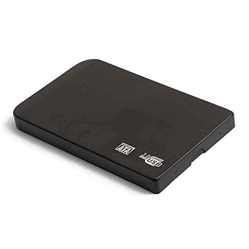 Disco Duro Externo 2.5inch Muy Fino Y Play para Portátil PC Disco 40G 120G 500G 1T Almacenaje GH Velocidad Expansión Portátil B 3.0 Móvil Oficina (40GSilver) - Negro, 500g