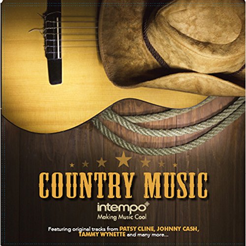 Disco LP de vinilo de música country, remasterizado, 30 cm, Intempo EE2284, con Patsy Cline, Johnny Cash y muchos más