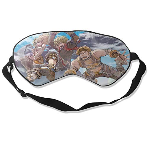 DJNGN Máscara para dormir Xenoblade Chronicles Game, venda personalizada, cubierta de ojos suave y cómoda, cubierta de ojos opaca (una correa)