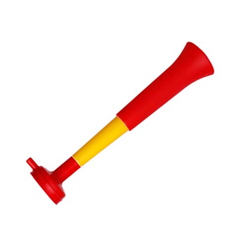 FUN FAN LINE - Pack x3 Trompetas Vuvuzela Dos cuerpos. Accesorio para fútbol y Celebraciones Deportivas. Bocina de Aire ruidosa para la animación Ideal para Transportar. (España)