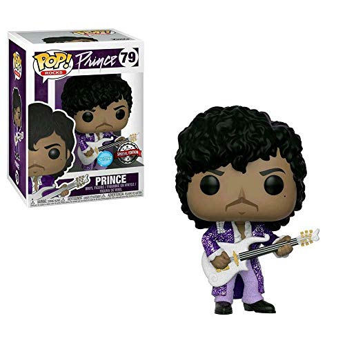 Funko Pop! Edición Especial de Diamante Prince Purple Rain 79 Figura Exclusiva