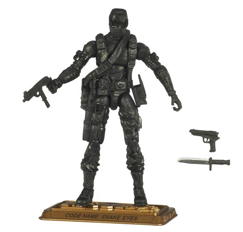 GI Joe 25th Anniversary Hall of Heroes - Snake Eyes In All Black by G. I. Joe