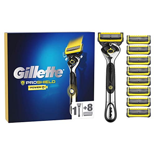 Gillette ProShield Máquina De Afeitar Para Hombre - 9 Recambios 117 g