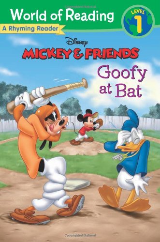 Goofy at Bat: A Rhyming Reader (Mickey & Friends: World of Reading, Level 1)