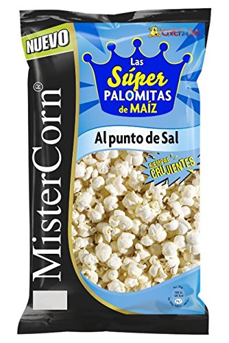 Grefusa - MisterCorn | Súper Palomitas de Maiz con Sal - 90 gr