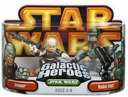 Hasbro Star Wars Galactic Heroes Episode 2 Junior Figure 2 Pack Boba Fett & Dengar by