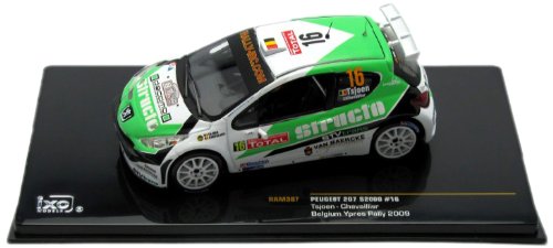 Ixo - RAM387 - Véhicule Miniature - Peugeot 207 S2000 - 4th IRC Ypres Rally 2009 - Echelle 1/43