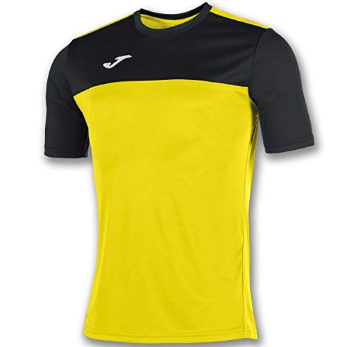 Joma Winner Camisetas Equip. M/c, Hombres, Amarillo-Negro, XL