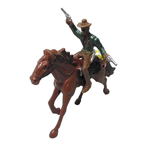 Juguete Decoración Hogar Vaquero Oeste Caballo Personas Modelo Figuras de Acción Regalos Niños