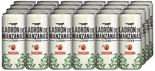 Ladrón de Manzanas Cider Mazana - Caja de 24 Latas x 330 ml - Total: 7.92 L