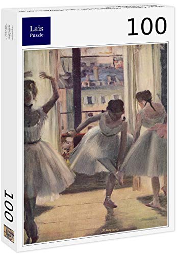 Lais Puzzle Edgar Germain Hilaire Degas - Tres Bailarines en una Sala de Ejercicios 100 Piezas