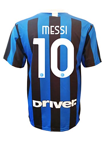 L.C. Sport Camiseta Inter Lionel Messi 10 réplica autorizada para niño (tallas-años 2, 4, 6, 8, 10, 12) Adulto (S M L XL) (4/5 años)