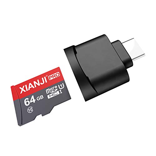 Lector de tarjetas Micro SD USB C, adaptador de tarjeta de memoria tipo C USB para Micro SD, microSDHC, microSDXC, USB C Micro SD Card Reader