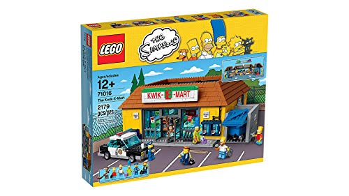 Lego The Simpsons Kwik-E-Mart - juguetes para el aprendizaje (38 cm, 27 cm, 14 cm) Multi