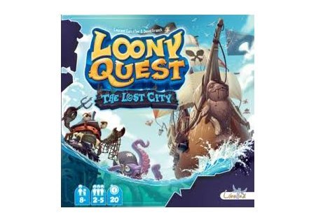 Libellud LIBQU02EN Loony Quest: The Lost City Expansion 1, Multicolor