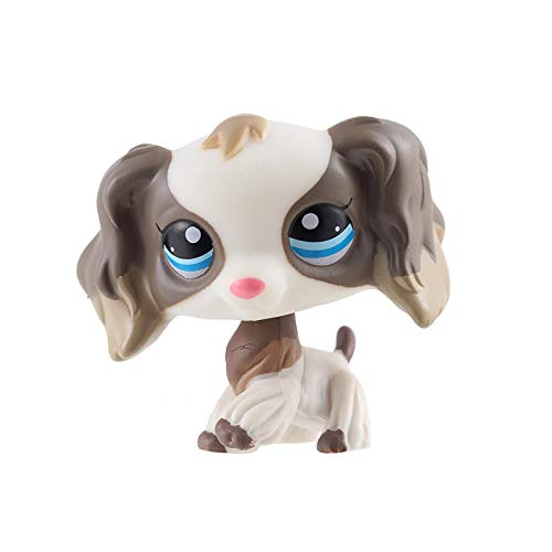 Lindo Littlest Pet Shop LPS lindo pelo corto gato juguete gran Dane Collie PVC acción de pie figura de juguete Cosplay modelo de muñeca de juguete regalos para niños