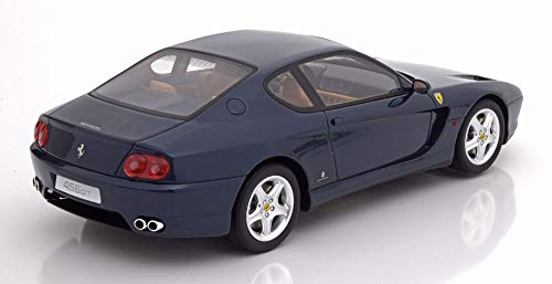 LIUCHANG Modelo de Coche 1:18 Ferrari Simulación Sports Car Modelo Ferrari 456 GT Exclusivo de colección Modelo (Color: Azul, tamaño: 25 cm x 11 cm) liuchang20