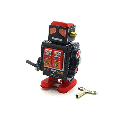 Markc Robot Clockwork Iron Nostalgia Play Collection Toy Boy Girl Juguete Juguete Idea de Regalo Personalizada