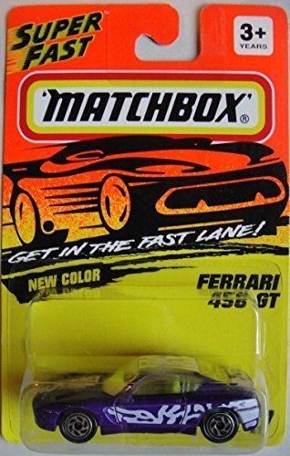MATCHBOX SUPER FAST PURPLE FERRARI 456 GT #17 by Matchbox