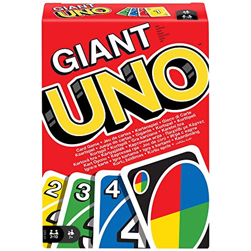 Mattel Games UNO Giant, Juego de Cartas (Mattel GRL91)