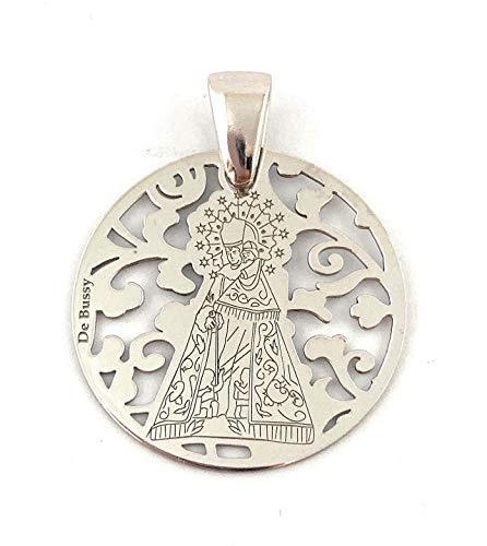 Medalla Virgen de los Desamparados en Plata de Ley