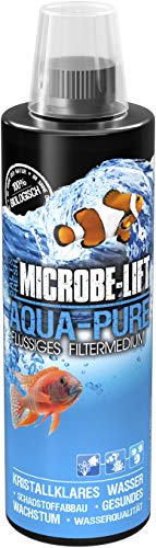 MICROBE-LIFT Aqua-Pure – Medio de Filtro líquido con bacterias vivas para Cualquier Acuario de Agua Dulce y Agua Salada, 473 ml