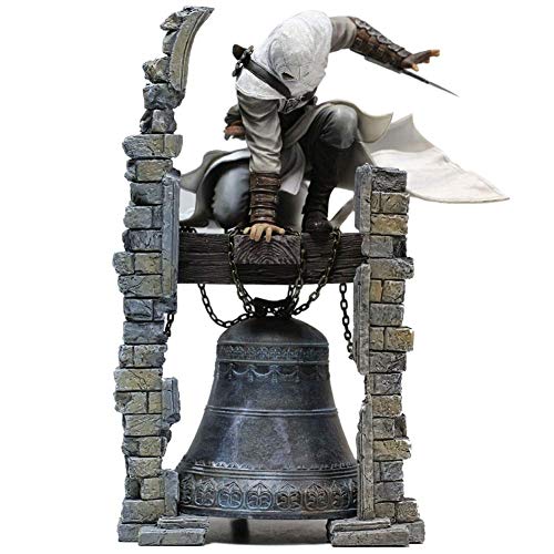 midday Assassin'S Creed Doll-Altair: la Figura de acción Original de Figma del Legendario Assassin Altair Clock Tower (tamaño: 28 cm)