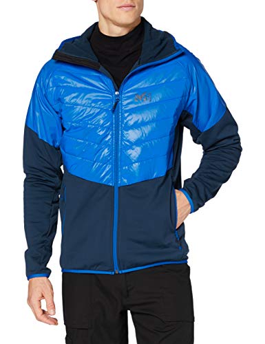 MILLET Renoso Hybrid Hoodie M Fleece Jacket, Orion Blue/Abyss, L Mens