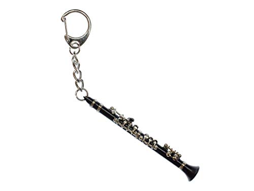 Miniblings Clarinete llaveros Remolque músico clarinetista Caja de música +