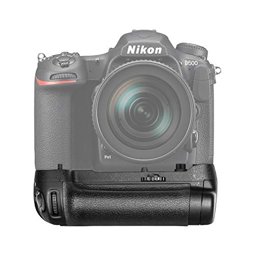 Neewer Grip empuñadura de batería (sustitución de MB-D17) trabaja con 1 pieza batería EN-EL15 o 8 piezas de baterías AA para cámara Nikon D500