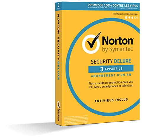 NORTON Security Deluxe 3.0 FR Antivirus (1 utilisateur / 3 appareils) 2018