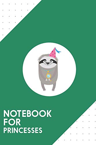 Notebook for princesses: Dotted Journal with Medieval Princess Sloth Design - Cool Gift for a friend or family who loves fantasy presents! | 6x9" | ... College, Tracking, Journaling or as a Diary