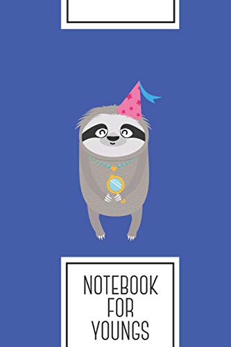 Notebook for Youngs: Lined Journal with Medieval Princess Sloth Design - Cool Gift for a friend or family who loves nature presents! | 6x9" | 180 ... Brainstorming, Journaling or as a Diary