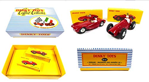 OPO 10 - Atlas Dinky Toys - Ferrari Maserati Two-Car Collector's Box Set 50s CF01 1:43 (MB100)