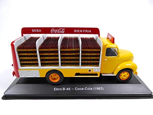 OPO 10 - Camión publicitario 1/43 Pegaso Ebro B-45 Compatible con Coca-Cola 1962 (ES03)