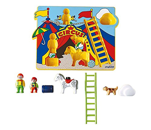PLAYMOBIL 6747 - 1.2.3 Puzzle de Circo - 123 Puzzle de Circo. Oferta Antes 15,99€, Juguete Primera Infancia