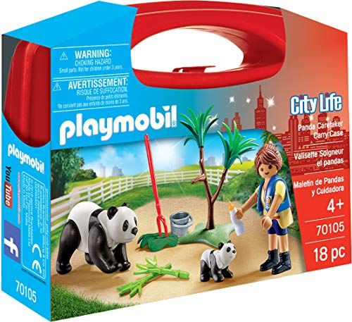Playmobil City Life 70105 - Estuche de transporte para guardar el panda