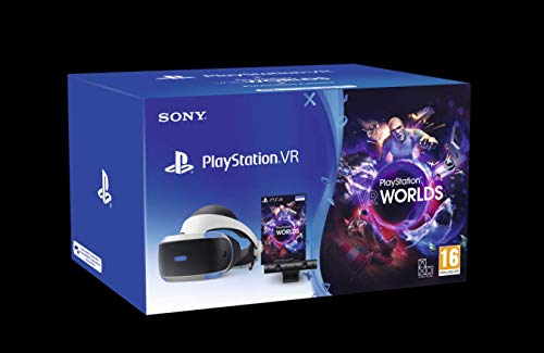 PlayStation 4 - PS VR Mk4 + Camera + Gioco VR Worlds (Voucher) - Bundle Fisico [Importación italiana]