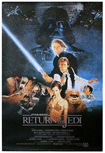 Póster Star Wars "Return of the Jedi/El retorno del Jedi" (Estilo B) (61cm x 91,5cm) + embalaje para regalo