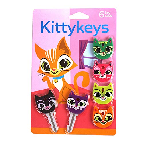 Preis am Stiel Fundas para llaves "Kitty Keys" | Fundas para llaves | Divertidas | Regalo para mujeres y hombres | Accesorio para llaves