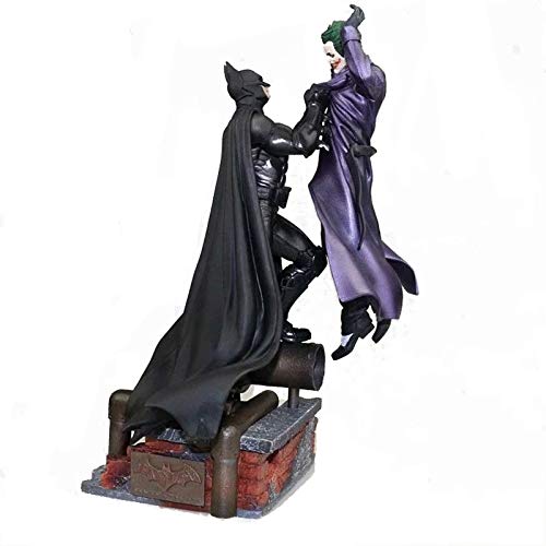 QJJ DC Comic Series Batman vs Clown Wars Batman Statue Modelo Box Pack Dozon