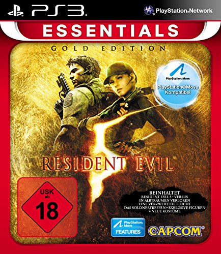 Resident Evil 5 - Gold (Move-Edition) [Essentials] [Importación Alemana]